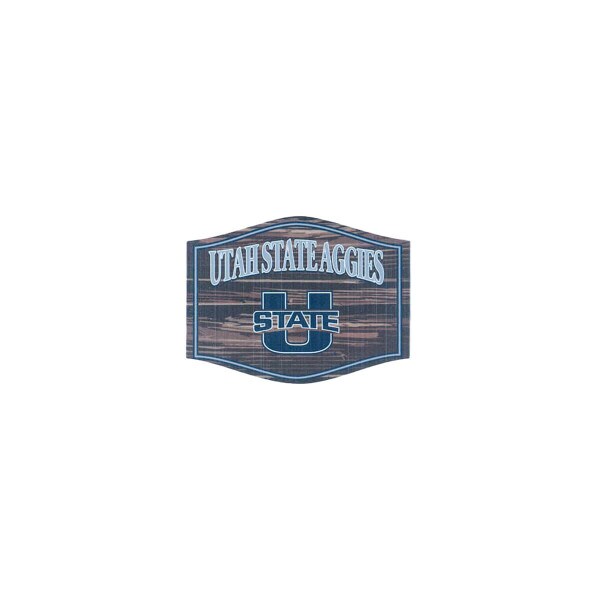 Utah State Aggies U-State Wooden Magnet
